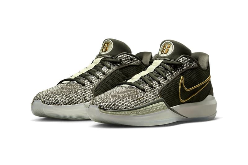 nike sabrina 1 sneaker model silhouette shoe dedication olive green khaki cargo colorway price release details new york liberty basketball star