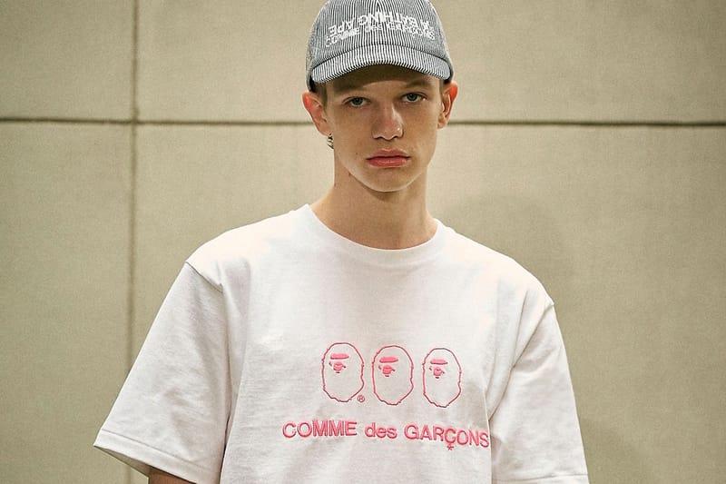 【大人気国産】M 新品COMME des GARCONS bape Tシャツエイプギャルソン トップス