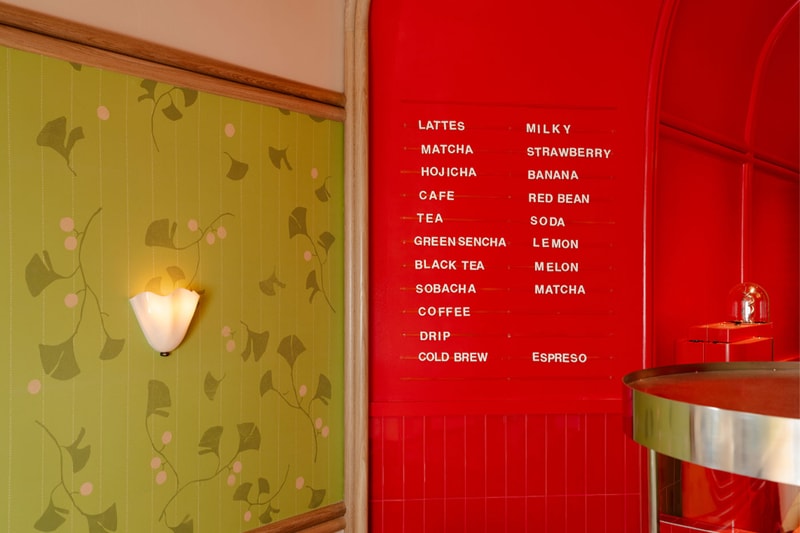 Postcard Bakery Sarah Carpenter & Studio Interior Design new york city bakery japanese vintage postcards cakes coffee baked goods
