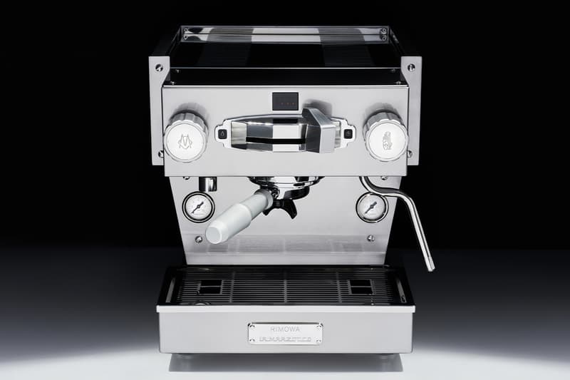 RIMOWA Joins Forces With La Marzocco for a Limited-Edition Espresso Machine aluminium crafstmanship italian engineering