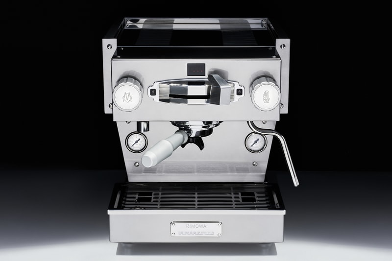 RIMOWA Joins Forces With La Marzocco for a Limited-Edition Espresso Machine aluminium crafstmanship italian engineering