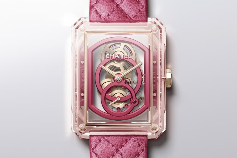 Chanel Watches & Wonders 2024 Novelties Info J12 DIAMOND TOURBILLON CALIBER 5 WATCH J12 X-RAY PINK EDITION WATCH BOY·FRIEND SKELETON X-RAY PINK EDITION WATCH