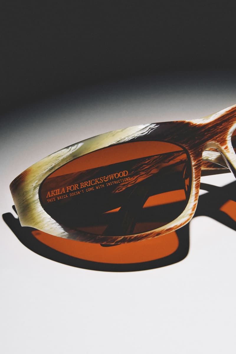 AKILA LA x Bricks & Wood Link Up on "Lomita" Shades eyewear collab collaboration link price los angeles la california fashion color southern cal sunglasses shade spring summer 2024 ss24 halldale neighborhood price dollars