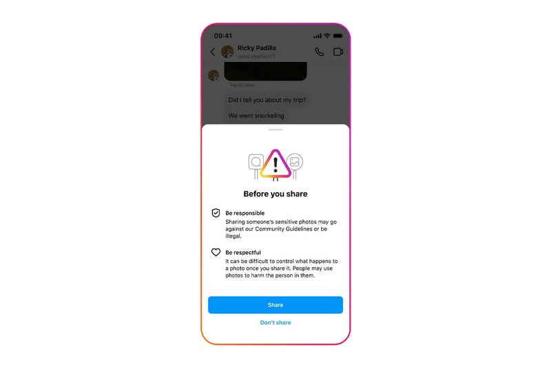 Instagram Minors Nudity Images DM Blurring Feature Info