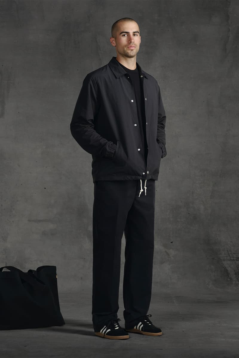 JJJJound Sticks To Monochromatic Black Premium Basics for Its Latest Spring 2024 Delivery release info clothes minimalistic functional subtle