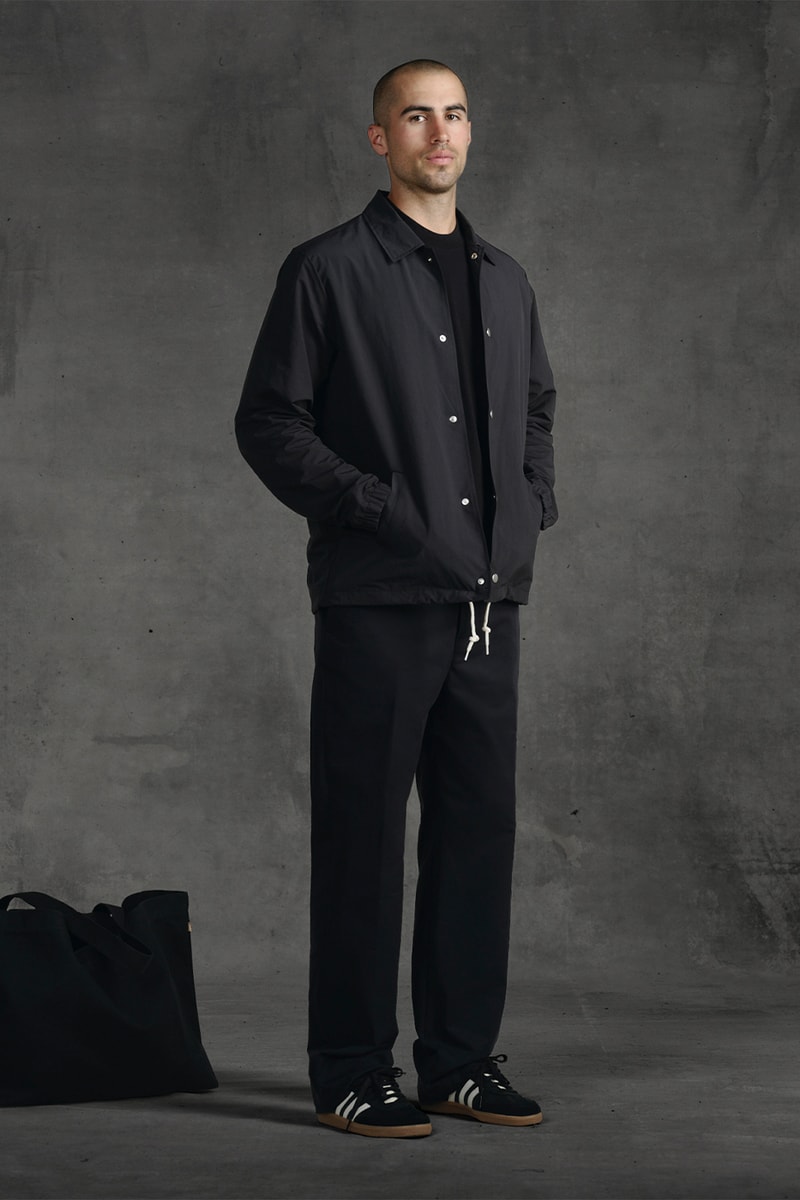 JJJJound Sticks To Monochromatic Black Premium Basics for Its Latest Spring 2024 Delivery release info clothes minimalistic functional subtle