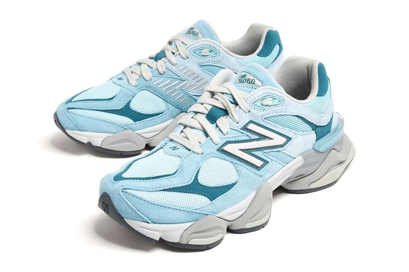 New Balance 9060 Surfaces in "Chrome Blue" U9060EED Chrome Blue/Light Chrome Blue-Elemental Blue sneaker dad shoes futuristic comfort everyday