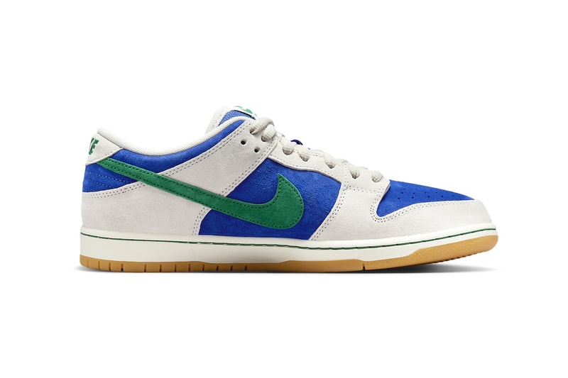 Official Look at the Nike SB Dunk Low "Phantom/Hyper Royal" Malachite HF3704-001 swoosh skate shoes low tops swoosh