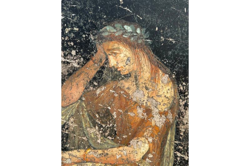 Remarkably Preserved Black Room Frescoes Excavated Pompeii