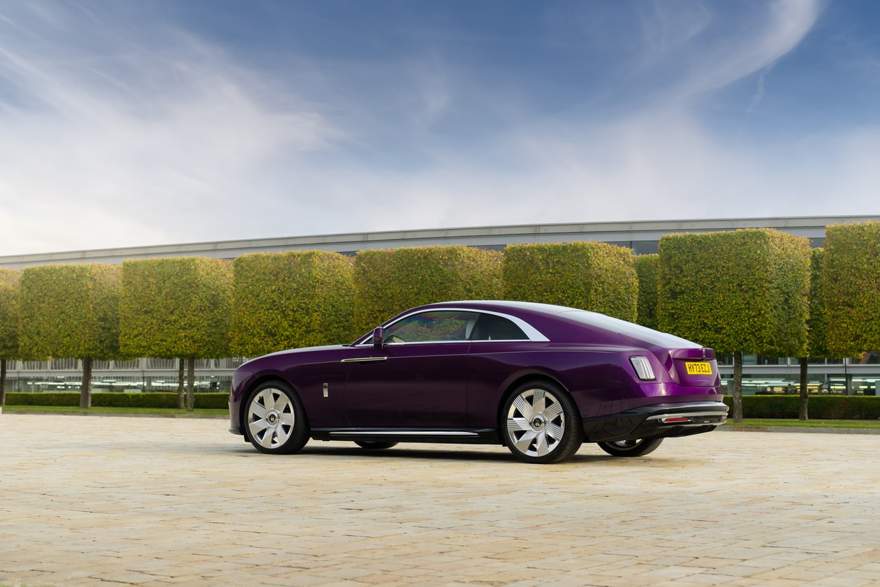 Rolls-Royce Spectre Test Drive Review Photos Purple Luxury Quiet Still Comfort Driver Passenger Solid