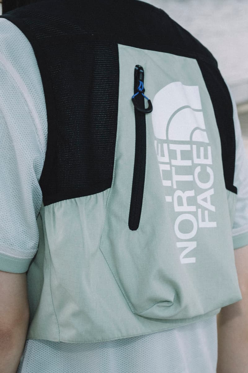 The North Face Urban Exploration Unveils "URBAN WANDER" Spring/Summer 2024 drop release collection price capsule link lookbook outerwear pants cargo shoes footwear mule sneaker hat headwear vest technical functional shirt hoodie jacket april may june skyline outdoors flashdry wind protective waterproof