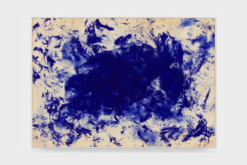 yves klein levy gorvy exhibition artwork paintings contemporary art