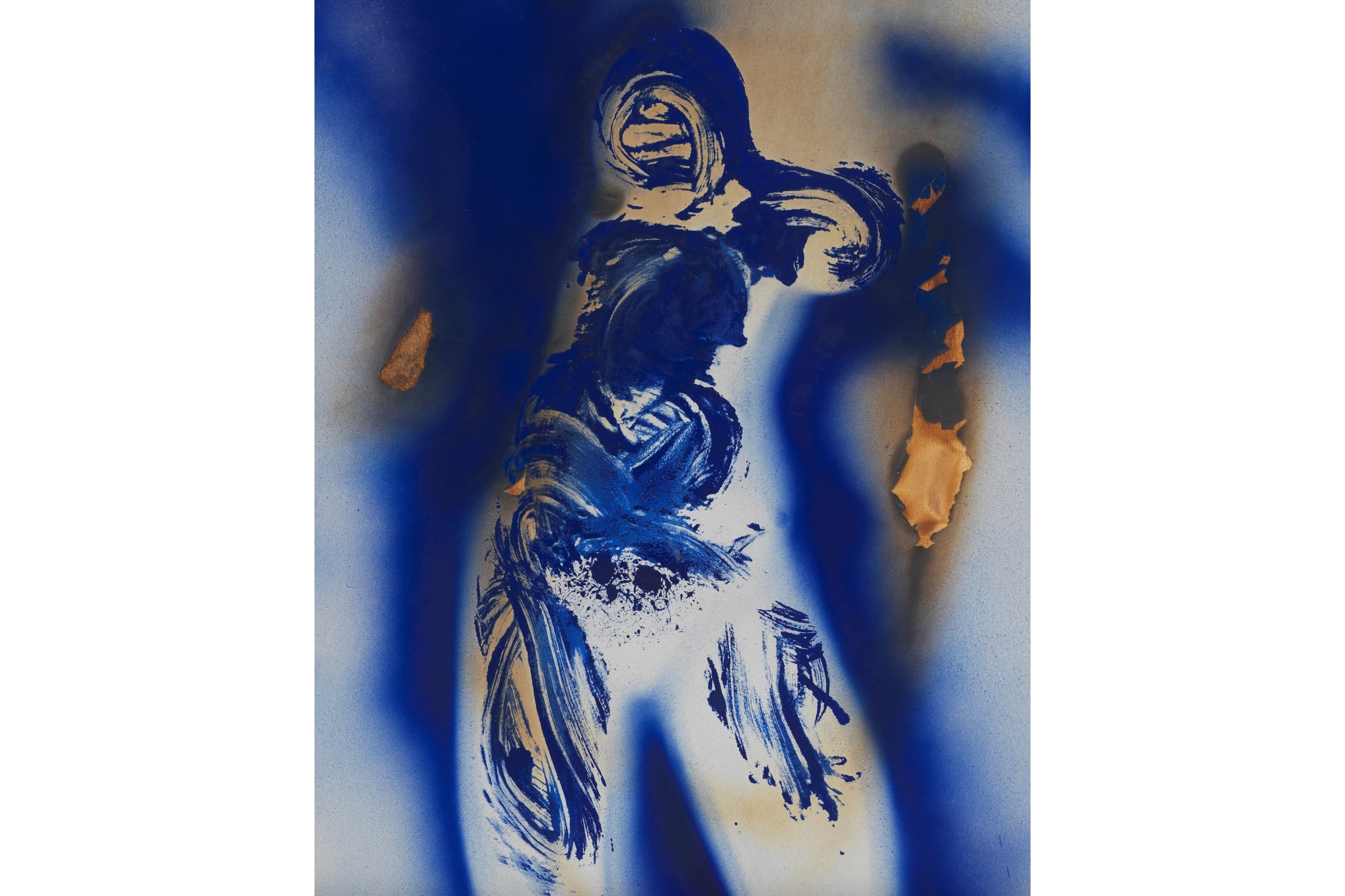 yves klein levy gorvy exhibition artwork paintings contemporary art
