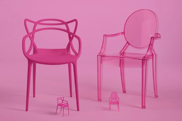 Kartell and Mattel’s Barbie Pink Chairs Hit Milan Design Week