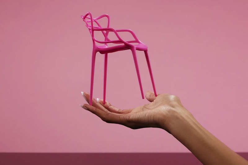 Kartell Mattel Barbie Pink Chair Collection Milan Design Week Release Info