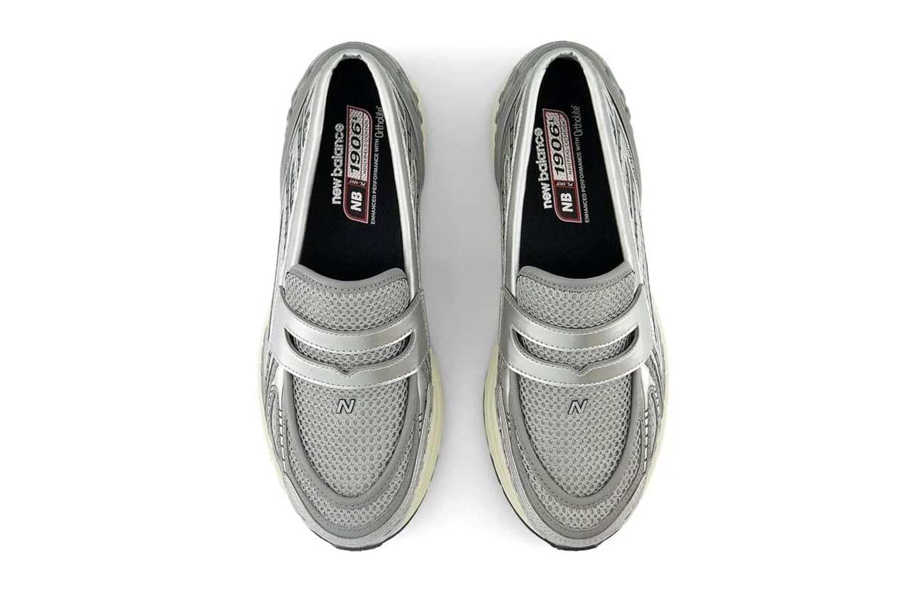 New Balance 1906L Loafer Arrives in "Grey/Silver" footwear sneaker junya watanabe collab fashion week drop price colorway gray collection inline collaboration man fall winter 2024 