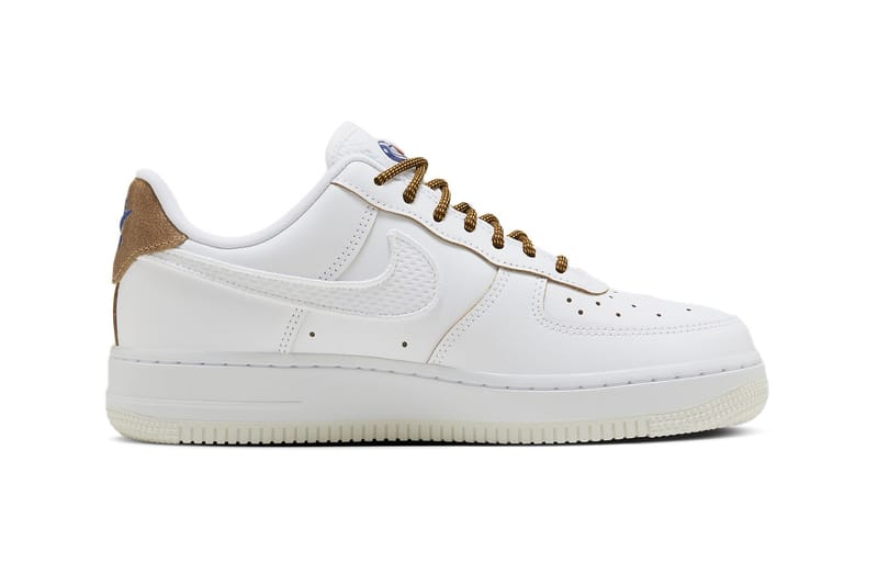 nike air force 1 07 lux white gold