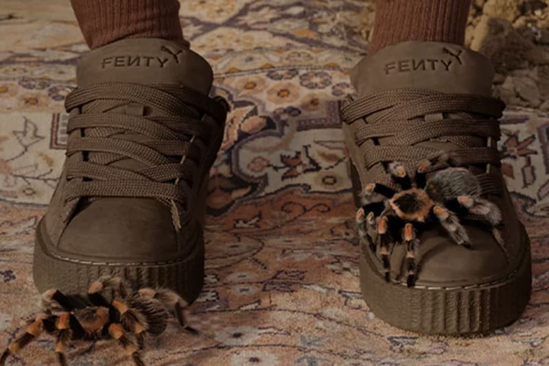 FENTY x Puma Creeper Phatty Surfaces in Earthy Hues rihanna partnership collab sneaker footwear drop release order price upper shoe laces totally taupe drop phat asap rocky rapper skin beauty collaboration 