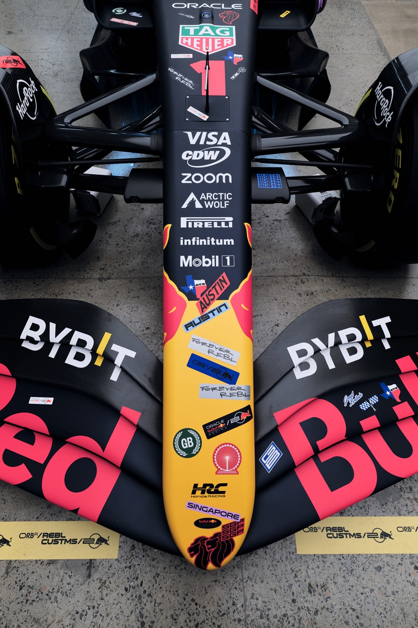 Oracle Red Bull Racing Paddock British Grand Prix 2024 Livery Design Competition Silverstone Singapore Austin REBL CUSTMS