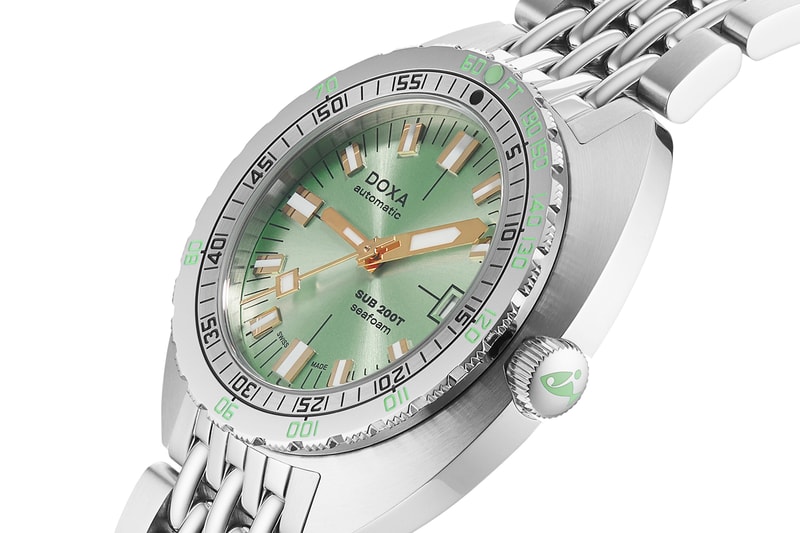DOXA Sub 200T Seafoam Watches of Switzerland Exclusive Release Info