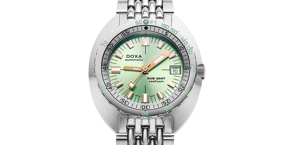 DOXA Sub 200T Seafoam Schweizer Uhren