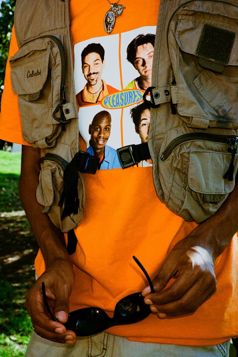 PLEASURES Presents 'Half Baked' Capsule collection collab collaboration drop release 420 cannabis weed smoke puff pass movie 1990s classic film 