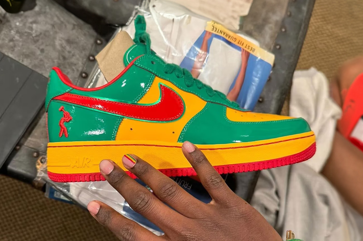 Lil Yachty Flexes New Air Force 1 Sneaker at Coachella air force one nike 1 drop concrete boys family exclusive limited edition release price boat performance weekend 1 doja cat lana del rey images info drop snkrs