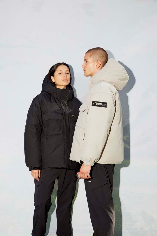 National Geographic Wear AW24 Collection Campaign jackets tops pants gore-tex apparel streetwear