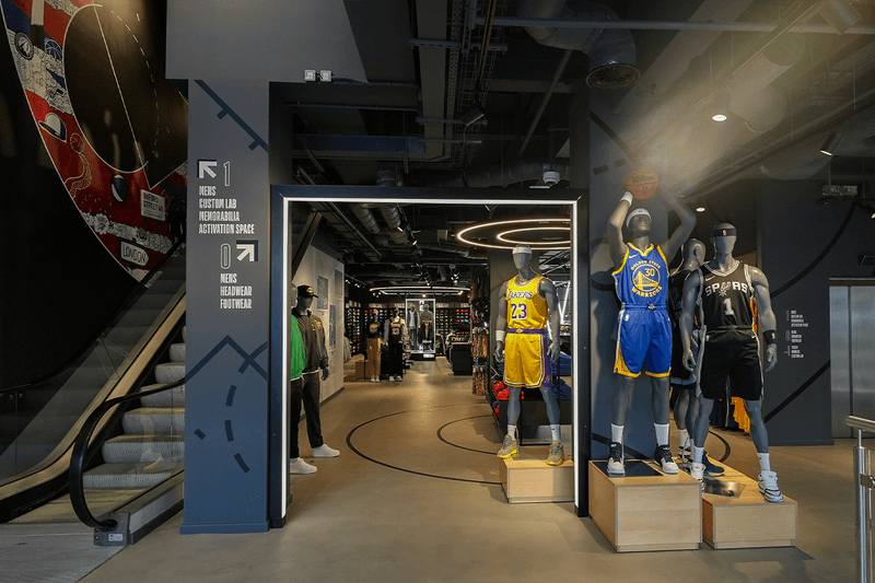 NBA Store Oxford Street Location Opening information basketball sports