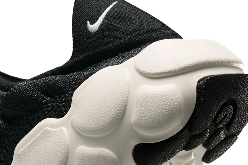 Nike Flyknit Haven Surfaces in a Classic "Black/Sail" FD2148-004 Release Info comfy clogs plush texture walking on clouds mocs