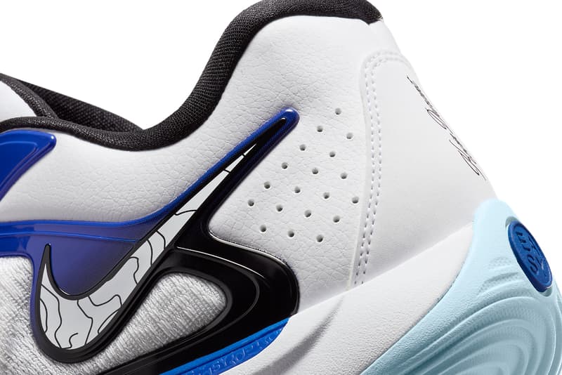 First Look at the Nike KD 17 "Penny" FJ9487-100 White/Black-Game Royal release info kevin durant first look at the shoe basketball team usa