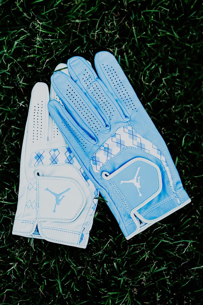 air jordan 9 golf unc university of north carolina mens team stand bag glove blue white michael