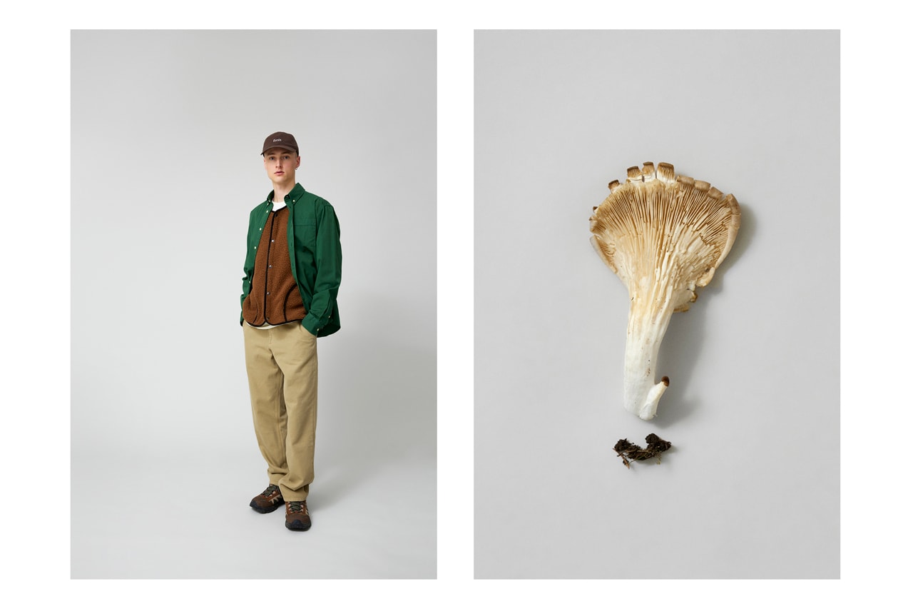 Forét FW24 Fuses Mushroom Hunting and Versatile Elegance Fashion