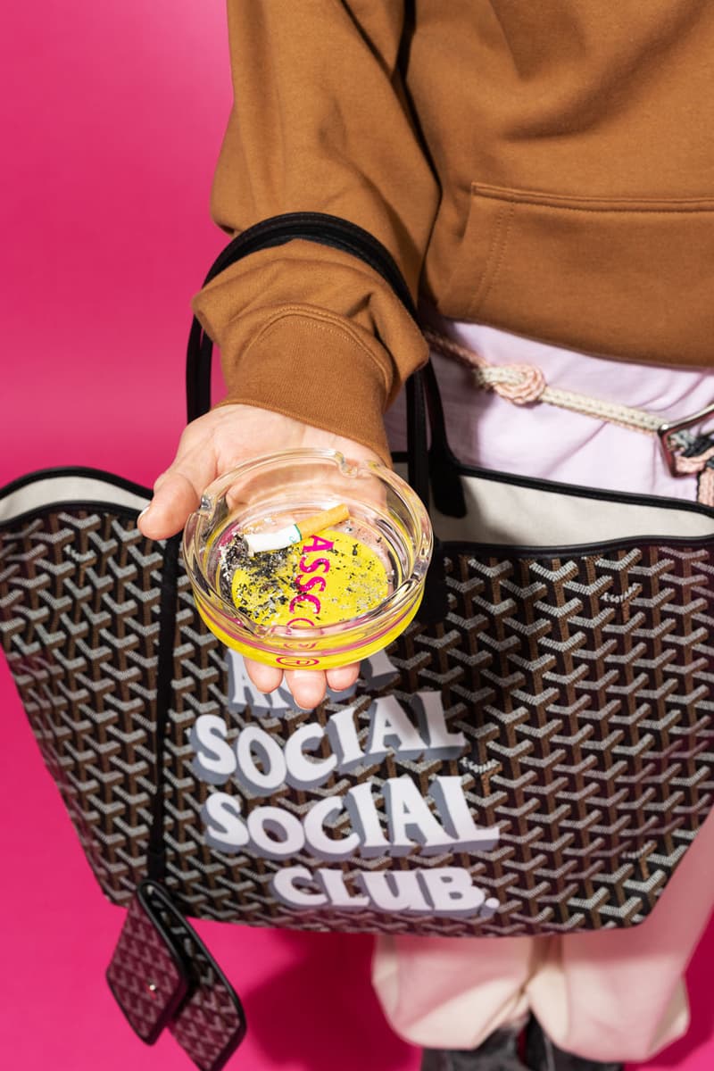 Anti Social Social Club SS24 Is Indeed "Major" spring summer 2024 bespoke luxury goods collection capsule goyard rolex submariner price drop link assc streetwear fashion rimowa graphic carry on hoodie accessories 420 cannabis grinder bracelet hat shirt tee glasses headwear lookbook shop drop