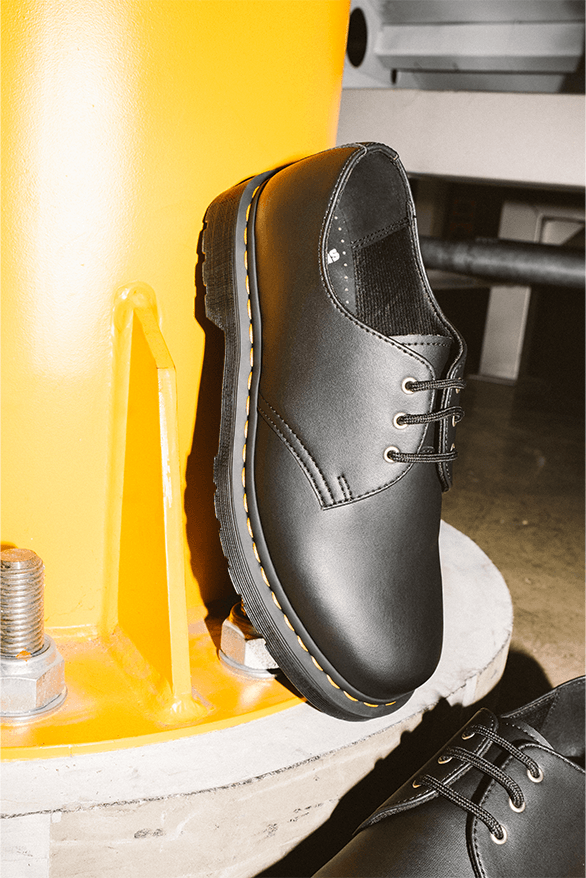 Dr Martens Genix Nappa Collection Interview boot footwear loafer feature exclusive Adam meek sustainability