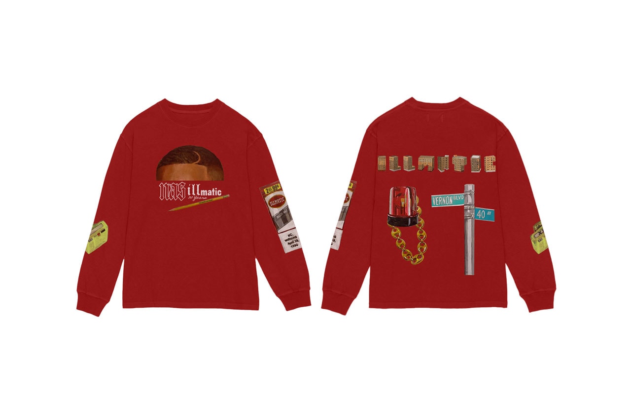 Nas Illmatic Hip-Hop Fashion Streetwear Clothing New York City Rap Rhymes Shopping T-shirt Keyring Badges Air Freshener 