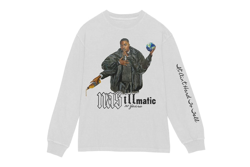 Nas Illmatic Hip-Hop Thời trang Thời trang Đường phố Quần áo Thành phố New York Rap Rhymes Áo phông Mua sắm Keyring Badges Air Freshener