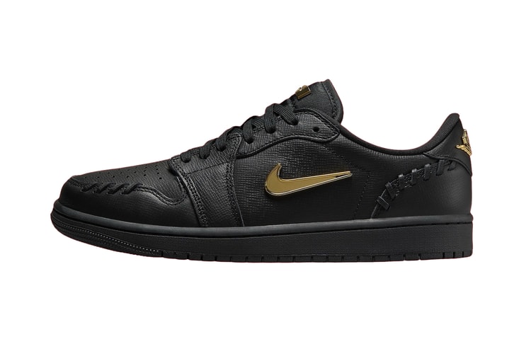 Official Look at the Air Jordan 1 Low Method of Make "Black/Metallic Gold"
