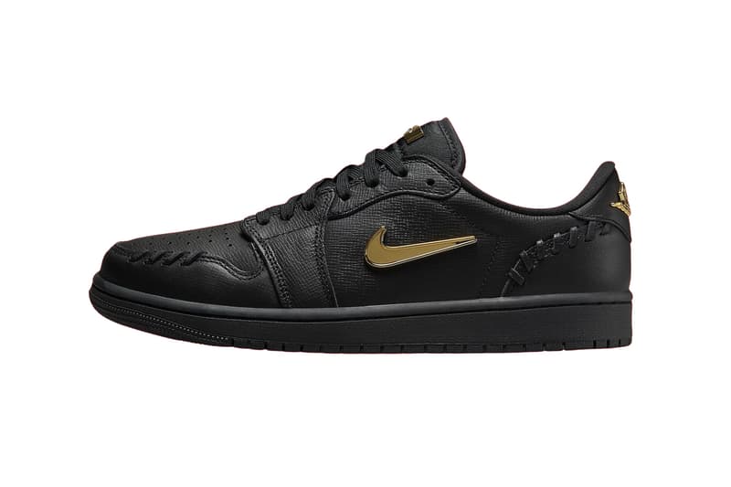 Air Jordan 1 Low MM "Black/Metallic Gold" Release Info FN5032-007 method of make jordan brand aj1 leather classic style swoosh jumpman