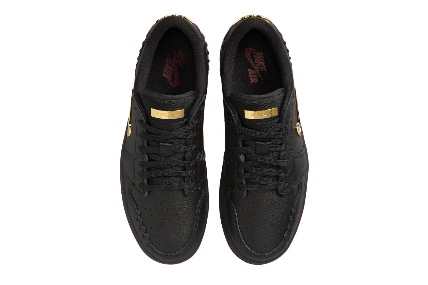 Air Jordan 1 Low MM "Black/Metallic Gold" Release Info FN5032-007 method of make jordan brand aj1 leather classic style swoosh jumpman
