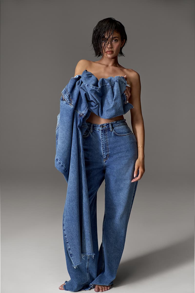 Kylie Jenner Unveils Khy Drop 005 in Collaboration With Natasha Zinko denim jeans collection