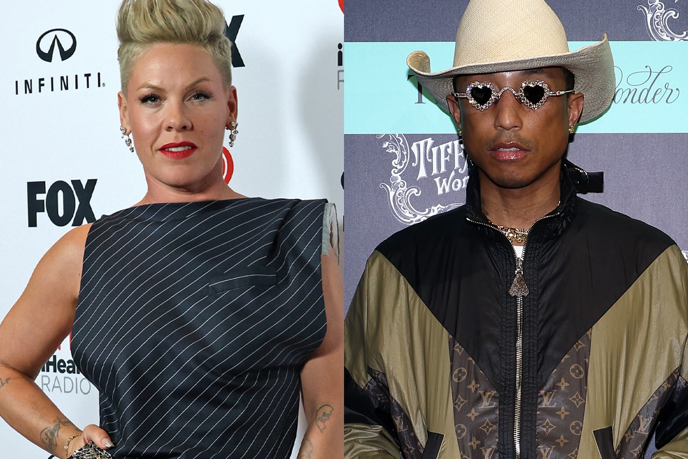 Pink Sues Pharrell Williams Over P.Inc Trademark pharrell legal dispute action lawsuit attorneys federal trademark Lefty Paw Print pw ip holdings chad hugo the neptunes fraudlently 