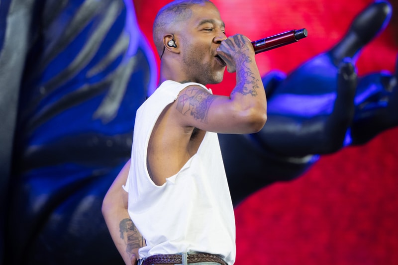 kid cudi breaks foot jump off stage memories coachella performance set details x update hospital video watch