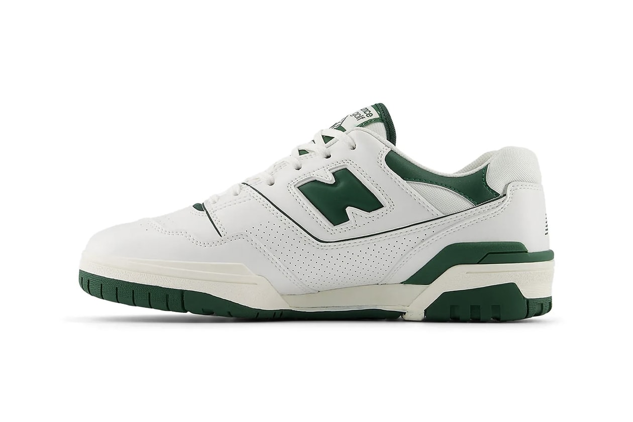 new balance malbon 550 golf white green navy black debut date release info price collaboration collection mg550wg shoes spikeless