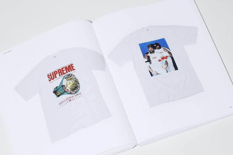 Информация о выпуске книги Supreme '30 Years: T-Shirts 1994-2024'