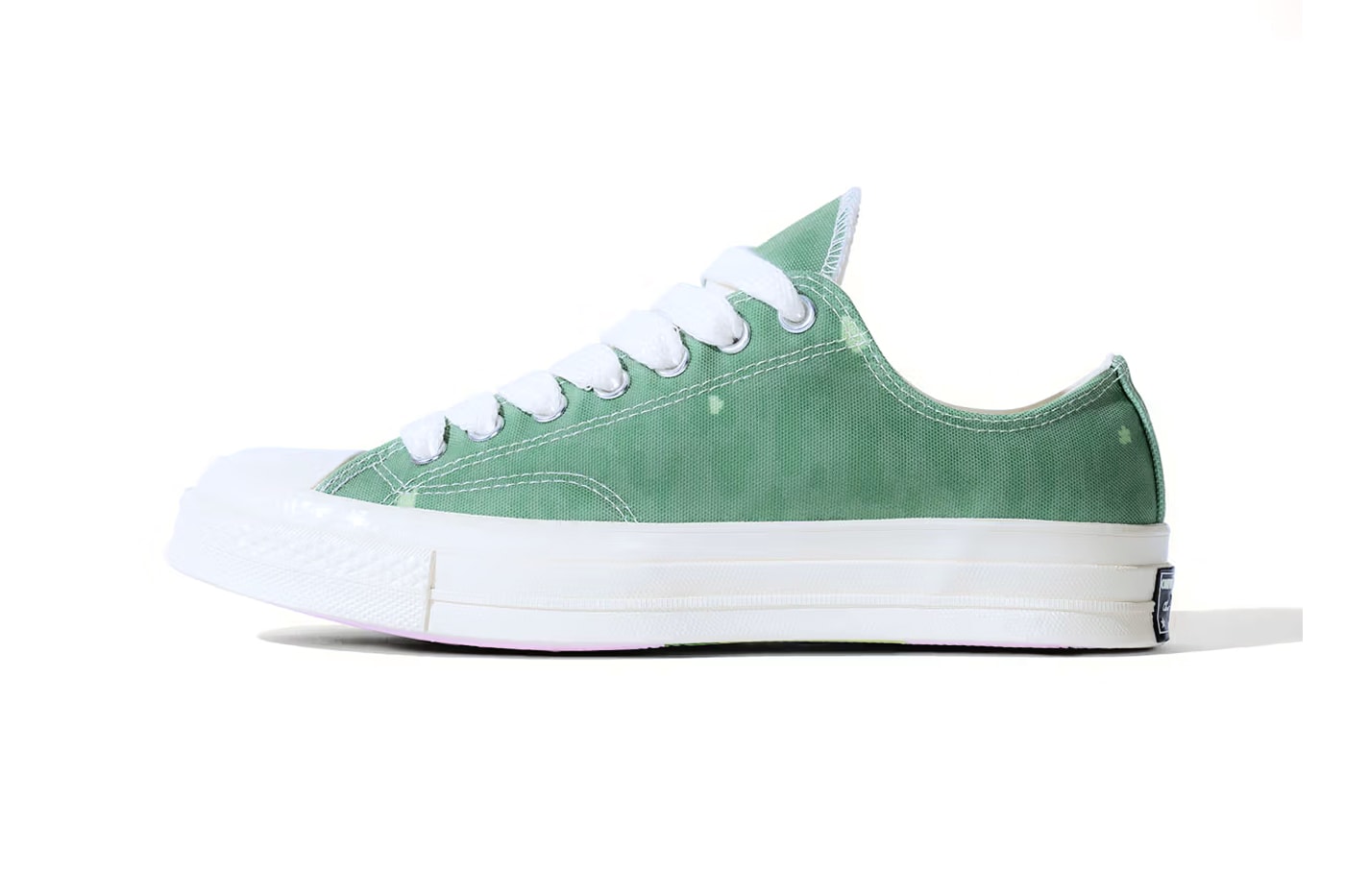 Converse x le FLEUR* Unveil Four New Camo Chuck 70s tyler the creator coachella high top laces collab footwear sneaker one star collaboration shoe golf drop release price size laces colorway upper white black brown blue camoflauge logo branding 