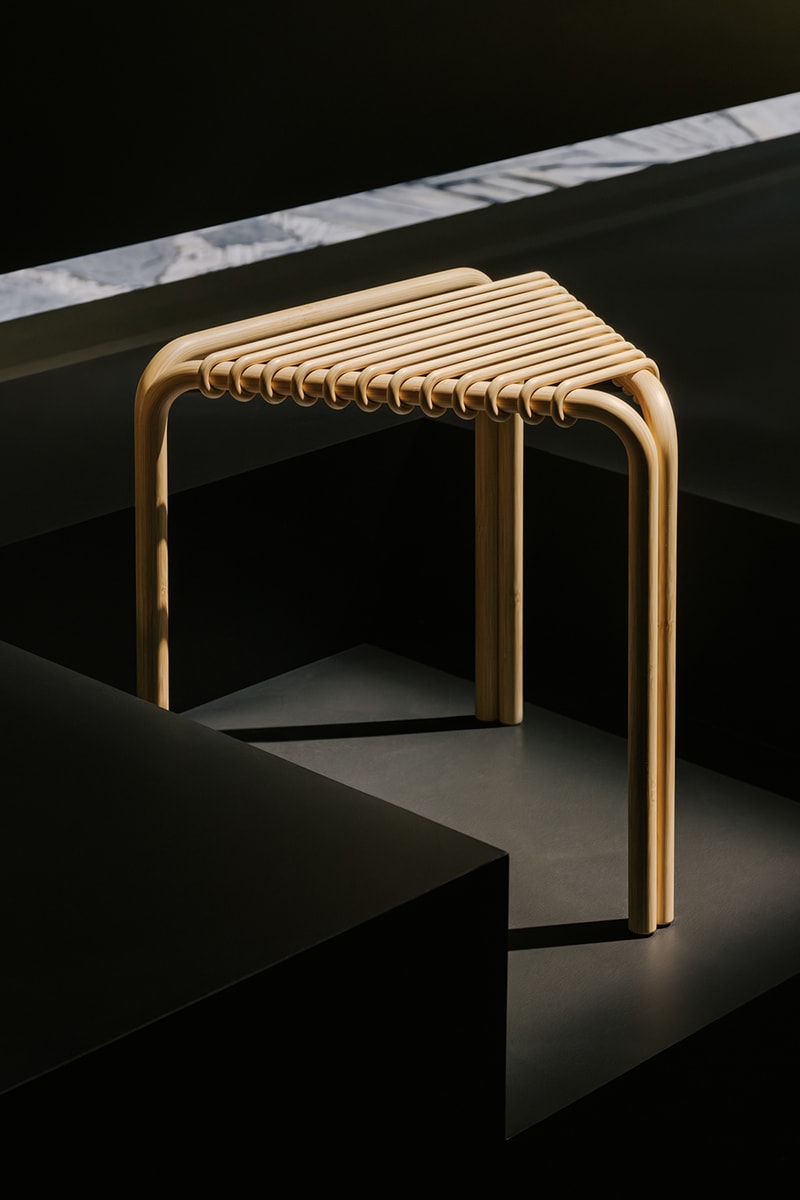 Hermès Presents Key Home Essentials for 2024 Milan Design Week release info chairs lamps stools basket bucket centrepiece leatherwork birkin kelly