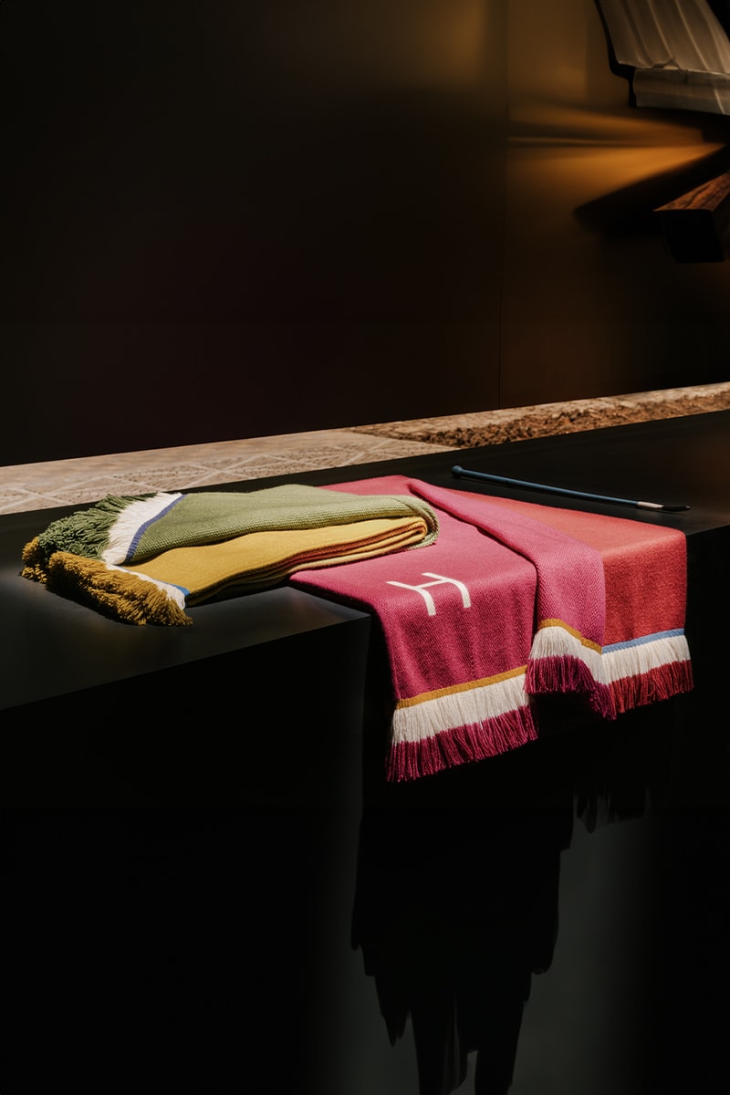 Hermès Presents Key Home Essentials for 2024 Milan Design Week release info chairs lamps stools basket bucket centrepiece leatherwork birkin kelly
