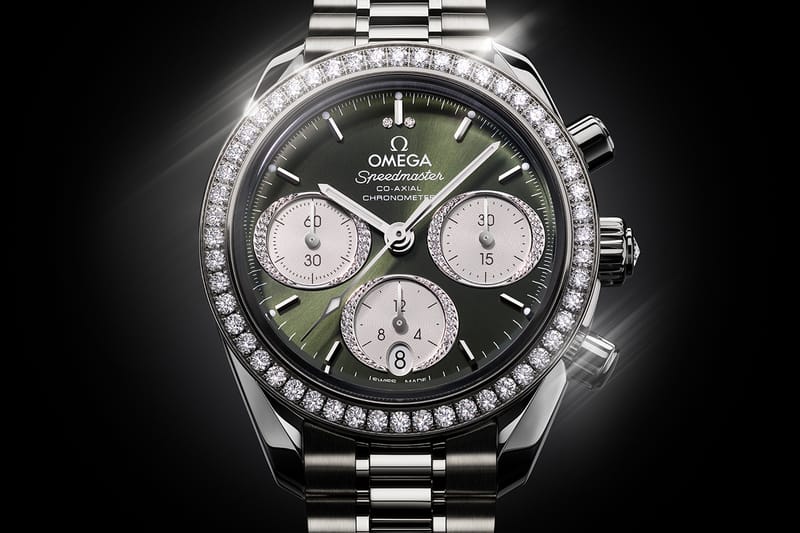 OMEGA Unveils Eight New 38mm Speedmaster Models With Diamond-Paved Bezels