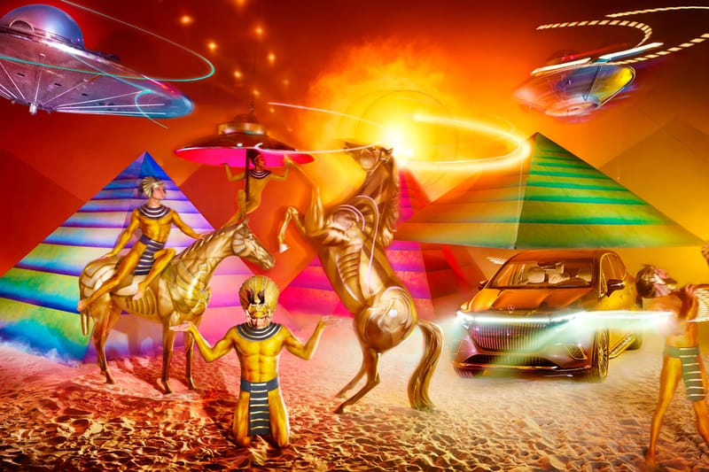 Futurism, Cubism and Surrealism Collide in David LaChapelle’s Mercedes-Maybach Collaboration